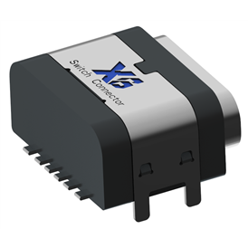 XB-ATCF-06-033 TYPE C 6P waterproof female base on the board - all-inclusive model A (shell 4-pin plug board, terminal SMT)